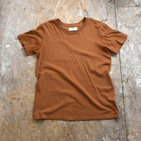 The Classic T-Shirt Company Tops - The Classic T-Shirt Short Sleeve Crew Neck in Copper